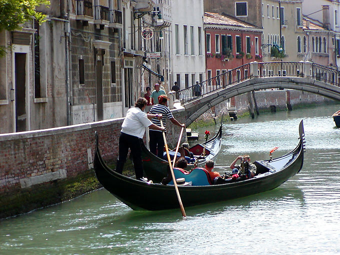 Gondolas, Venice, Italy