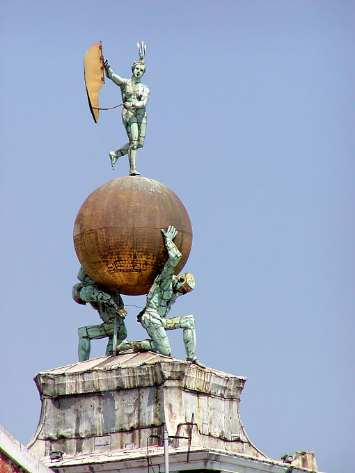 Weight of the World on the Basilica Santa Maria della Salute, Italy