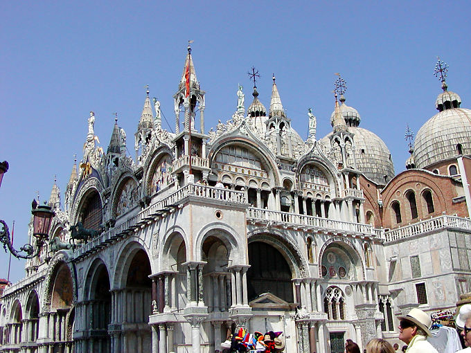 St. Mark's Basilica right side view, Venice, Italy